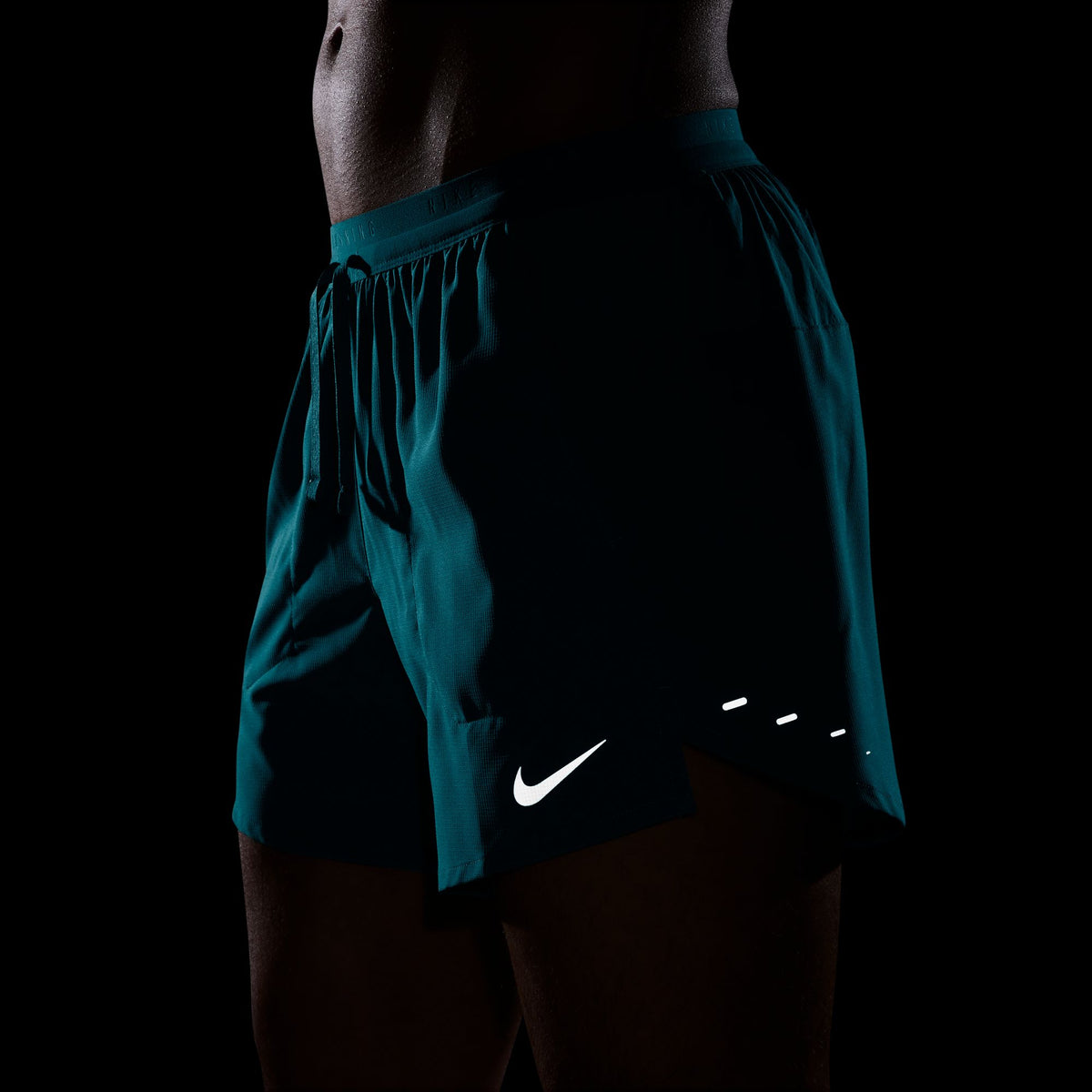 Nike Stride 5" Short | Bright Spruce / Reflective Silver | Mens