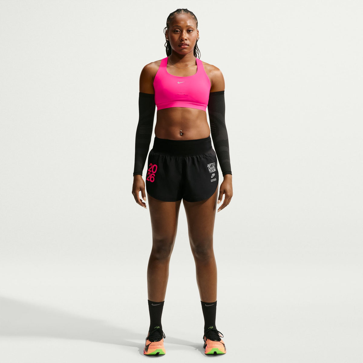 Nike Swift High Support Bra | Hyper Pink / Reflective Silver | Womens