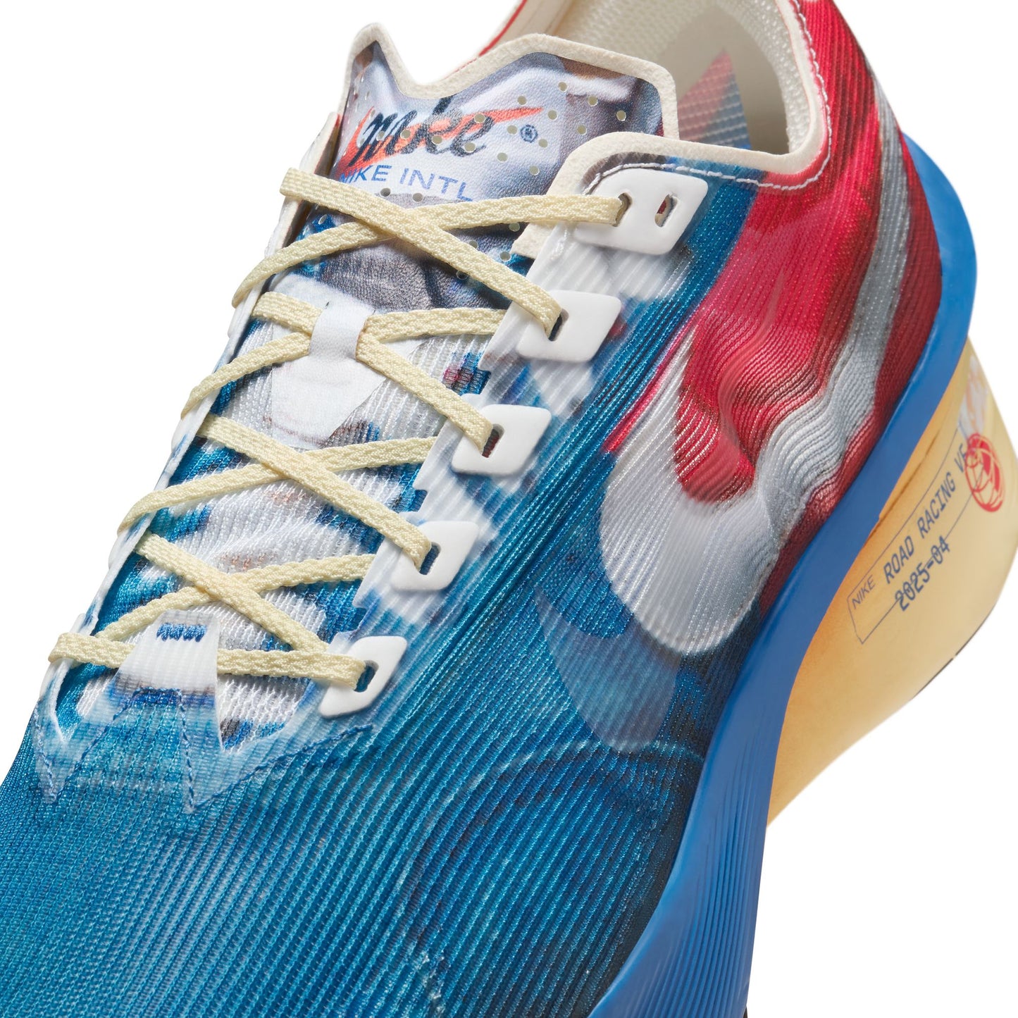 Nike Vaporfly 4 | Multi-Colour / Mountain Blue / Fire Red / Clear | Mens
