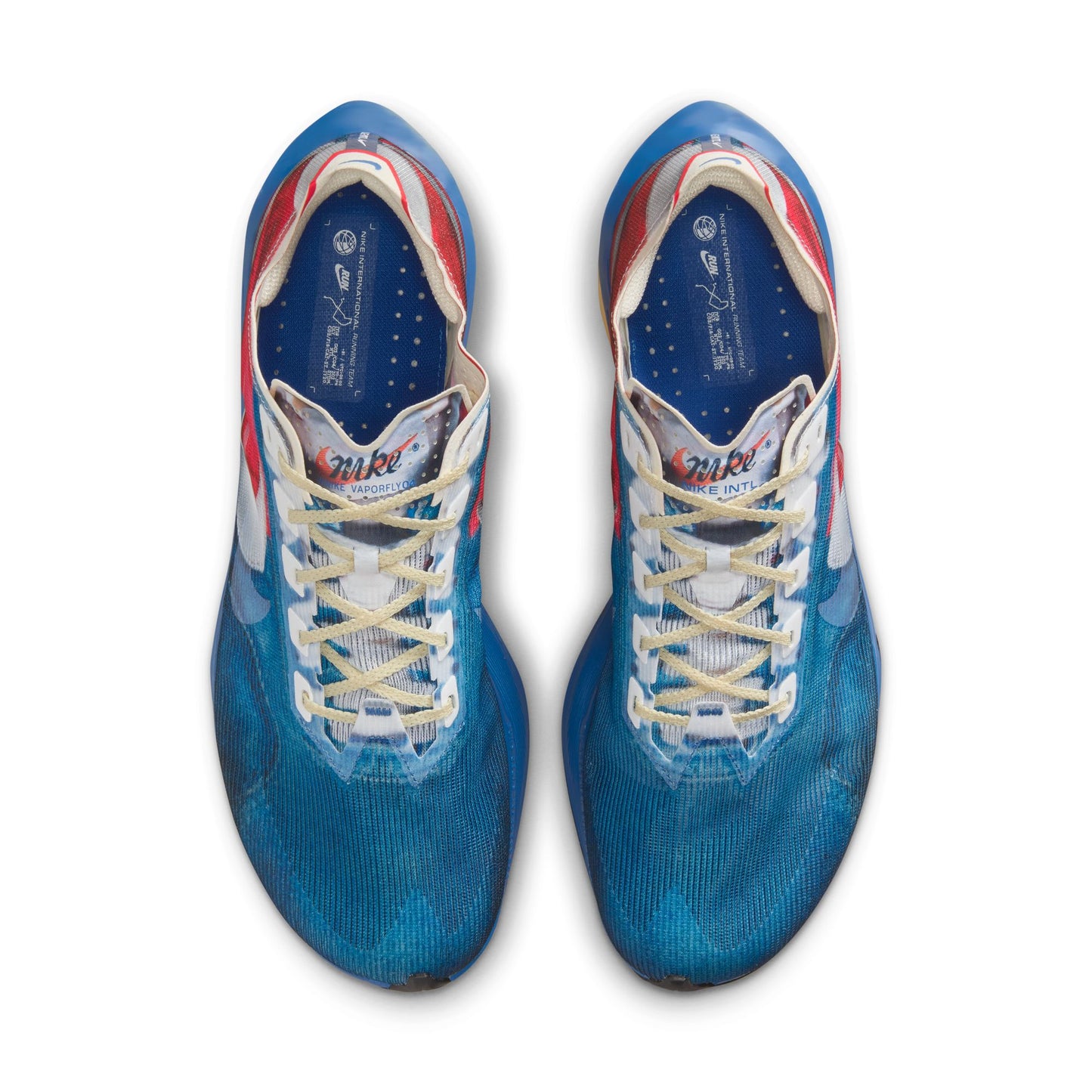 Nike Vaporfly 4 | Multi-Colour / Mountain Blue / Fire Red / Clear | Mens