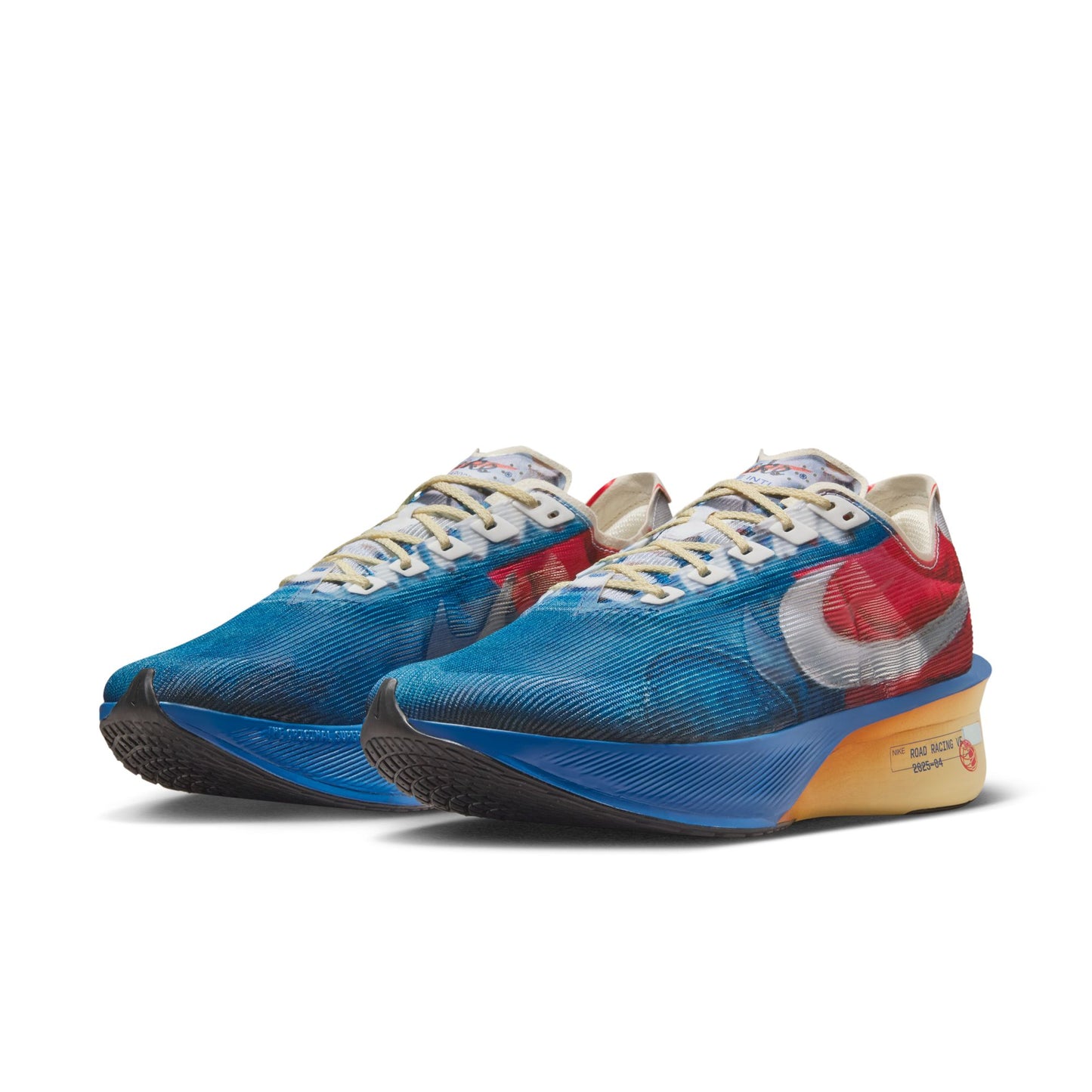 Nike Vaporfly 4 | Multi-Colour / Mountain Blue / Fire Red / Clear | Mens
