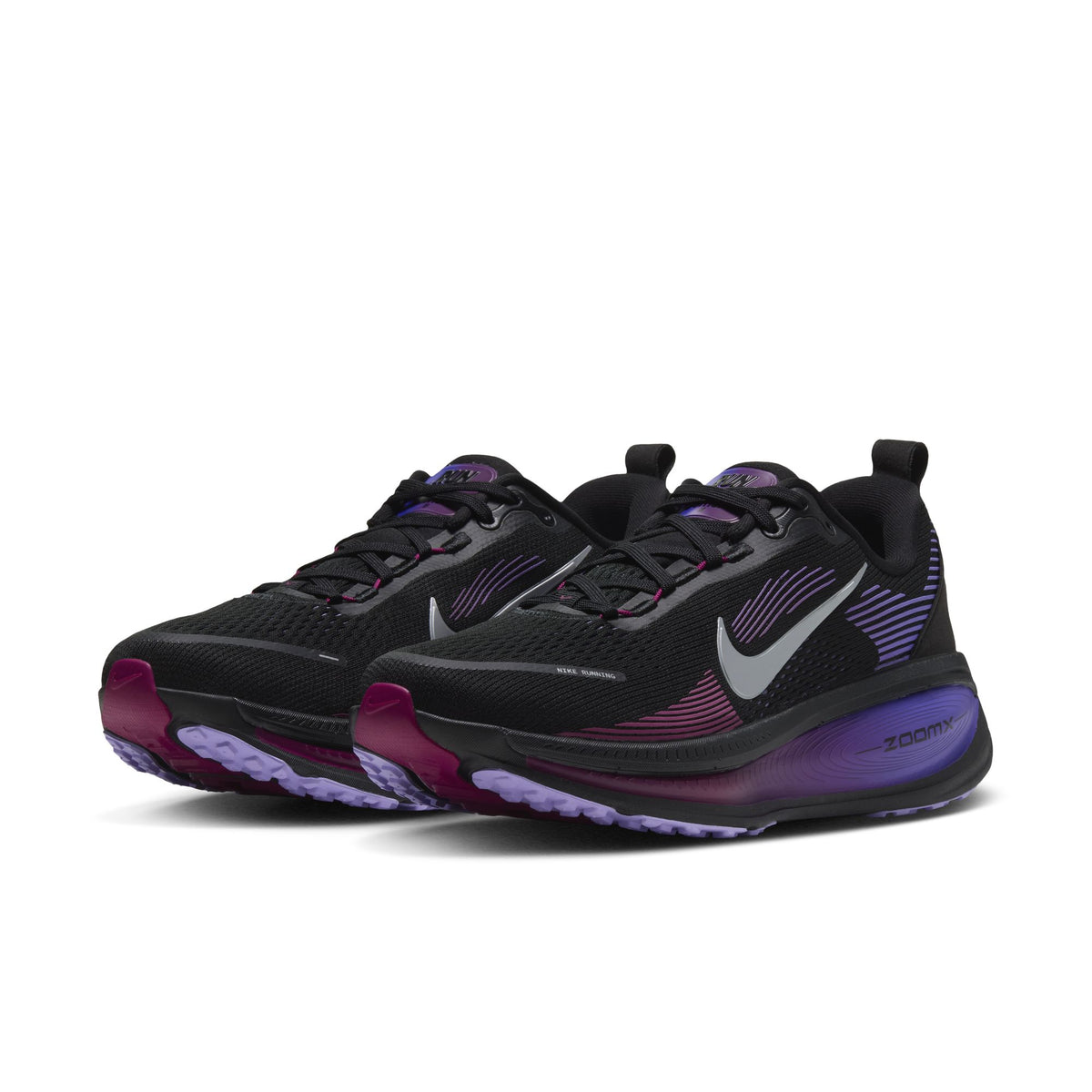 Nike Vomero 18 | Black / Metallic Silver / Persian Violet | Womens
