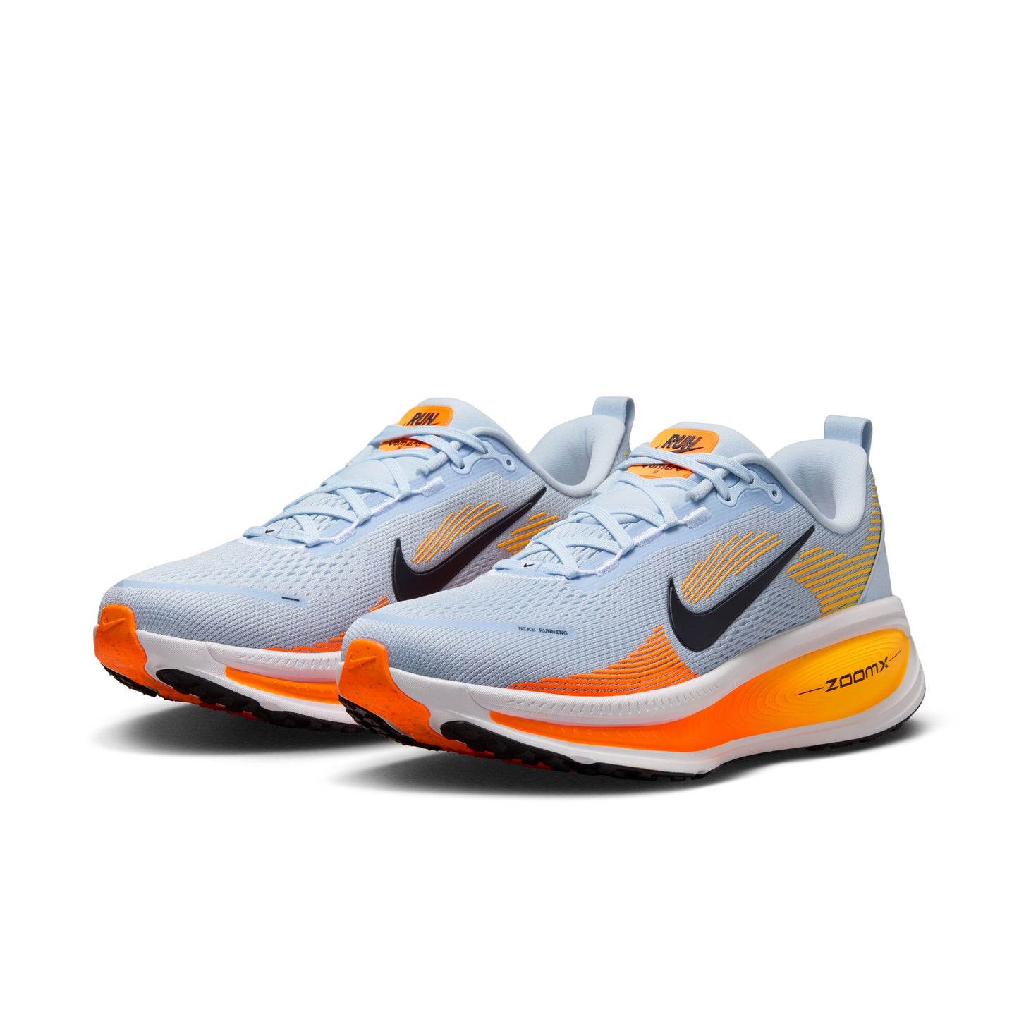 Nike Vomero 18 | Hydrogen Blue / Black / Laser Orange | Mens