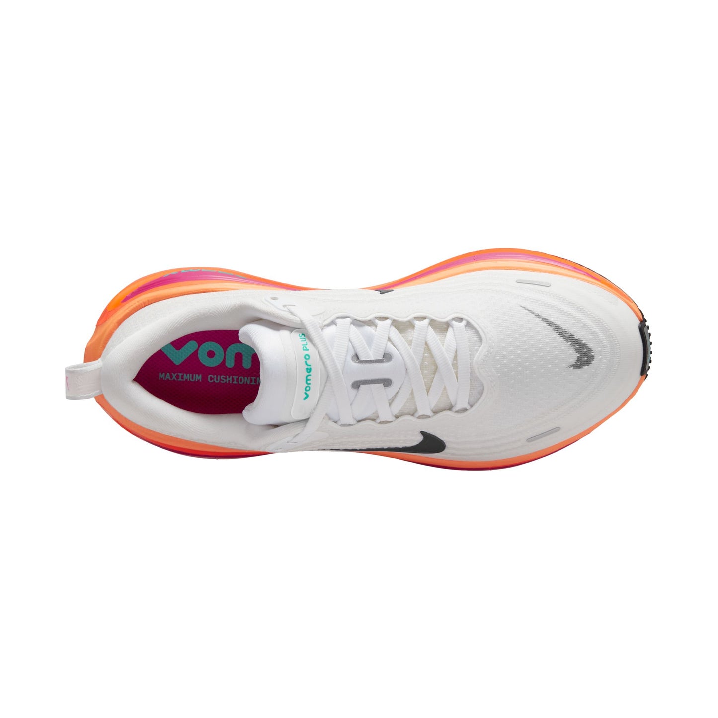 Nike Vomero Plus | White / Black / Fire Pink / Hyper Crimson | Womens