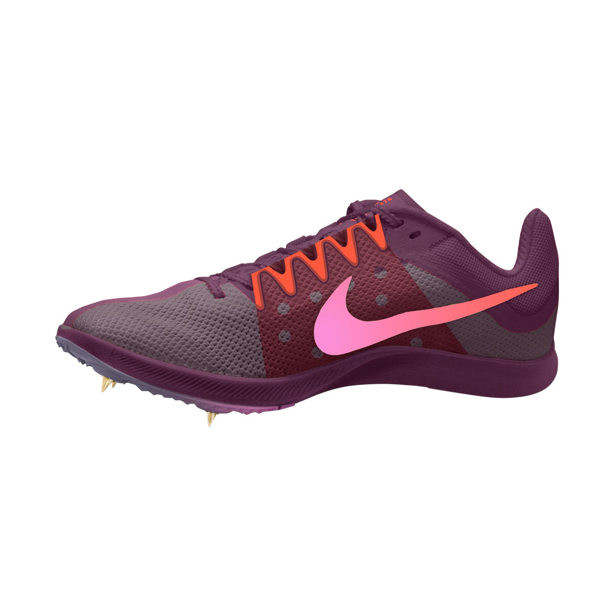 Nike Zoom Rival Distance Spikes | Bordeaux / Pink Spell / Hyper Crimson | Unisex
