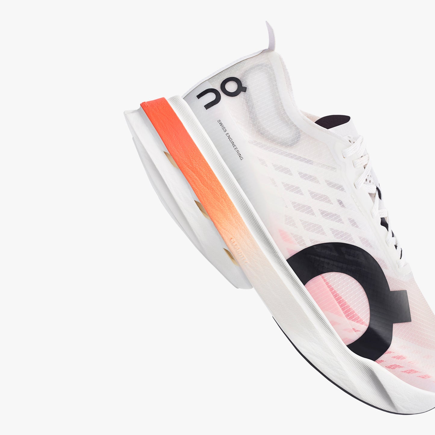 On Cloudboom Strike | White / Black | Womens