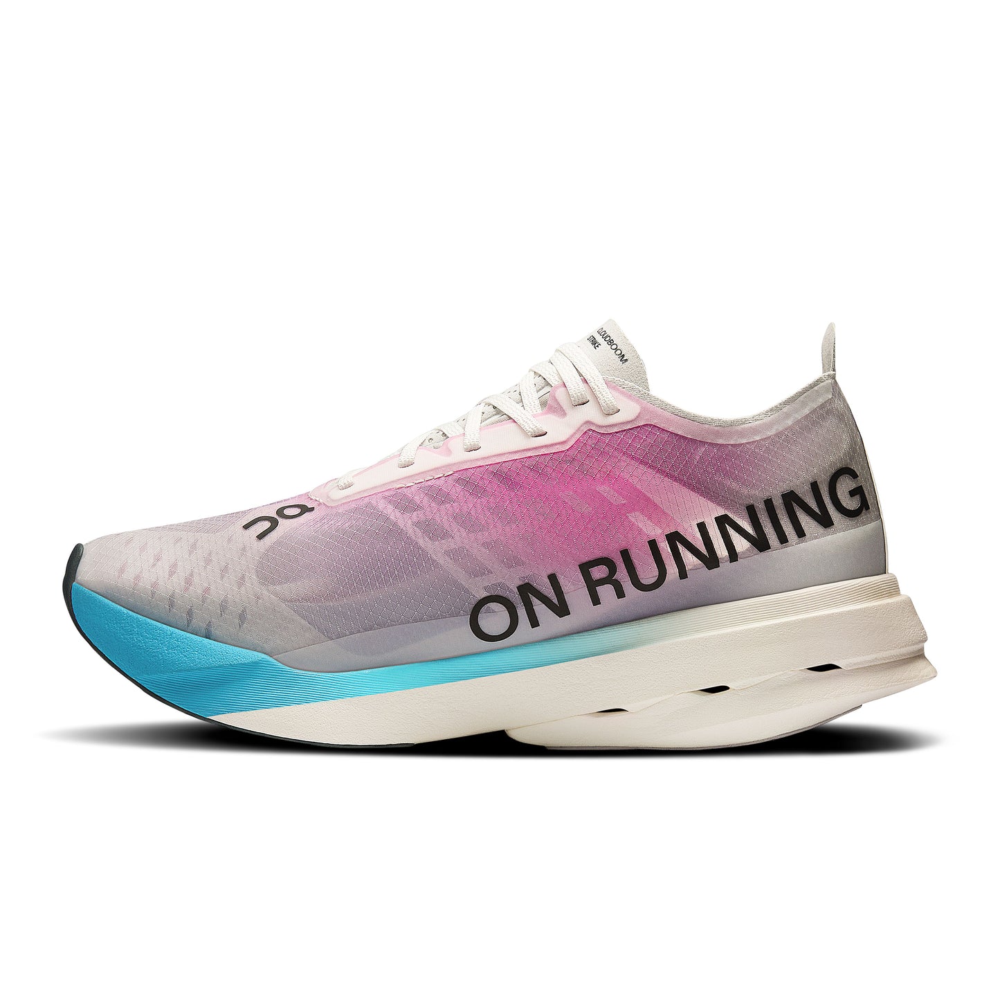 On Cloudboom Strike | White / Horizon | Womens