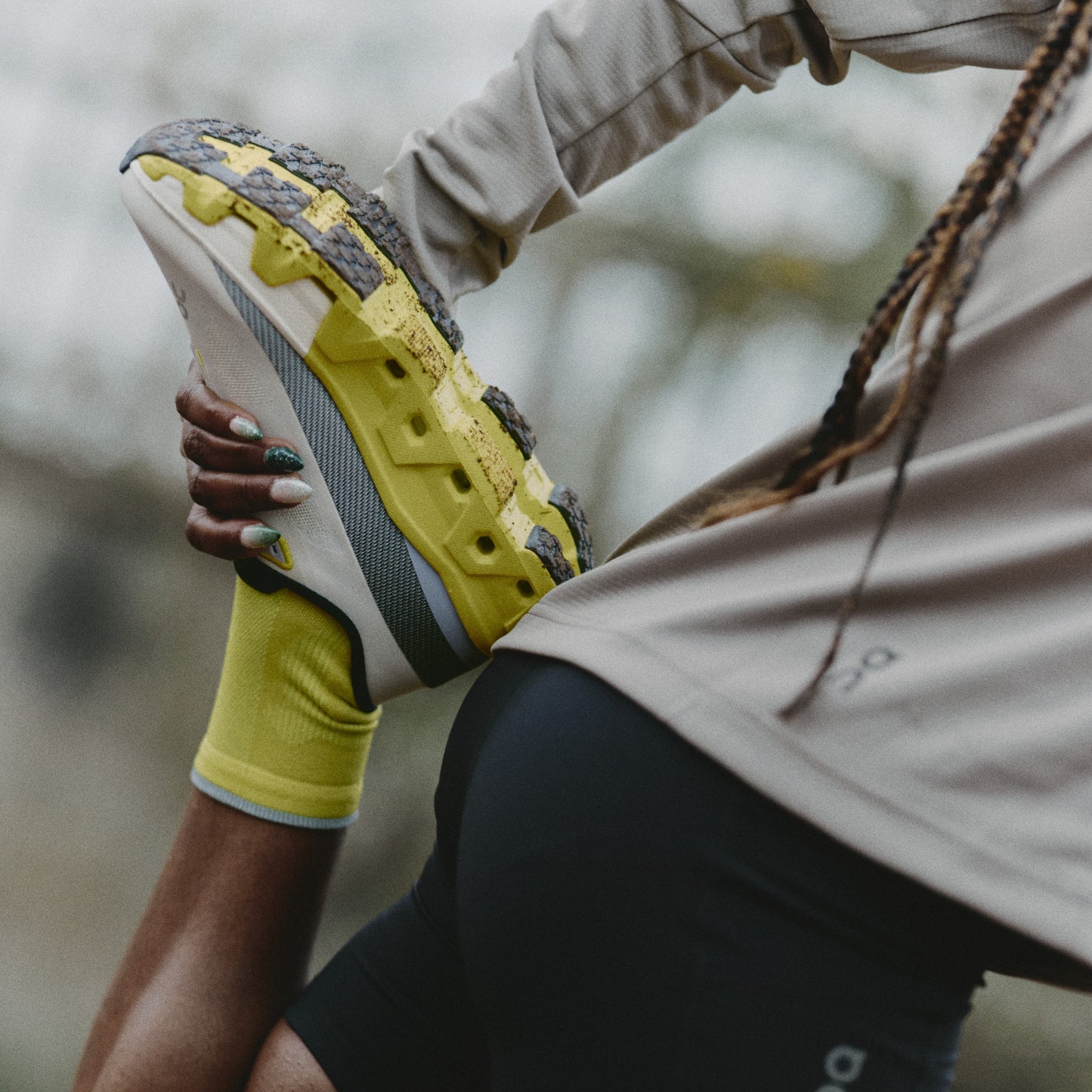 On Cloudmonster Hyper | Dew / Lime | Womens