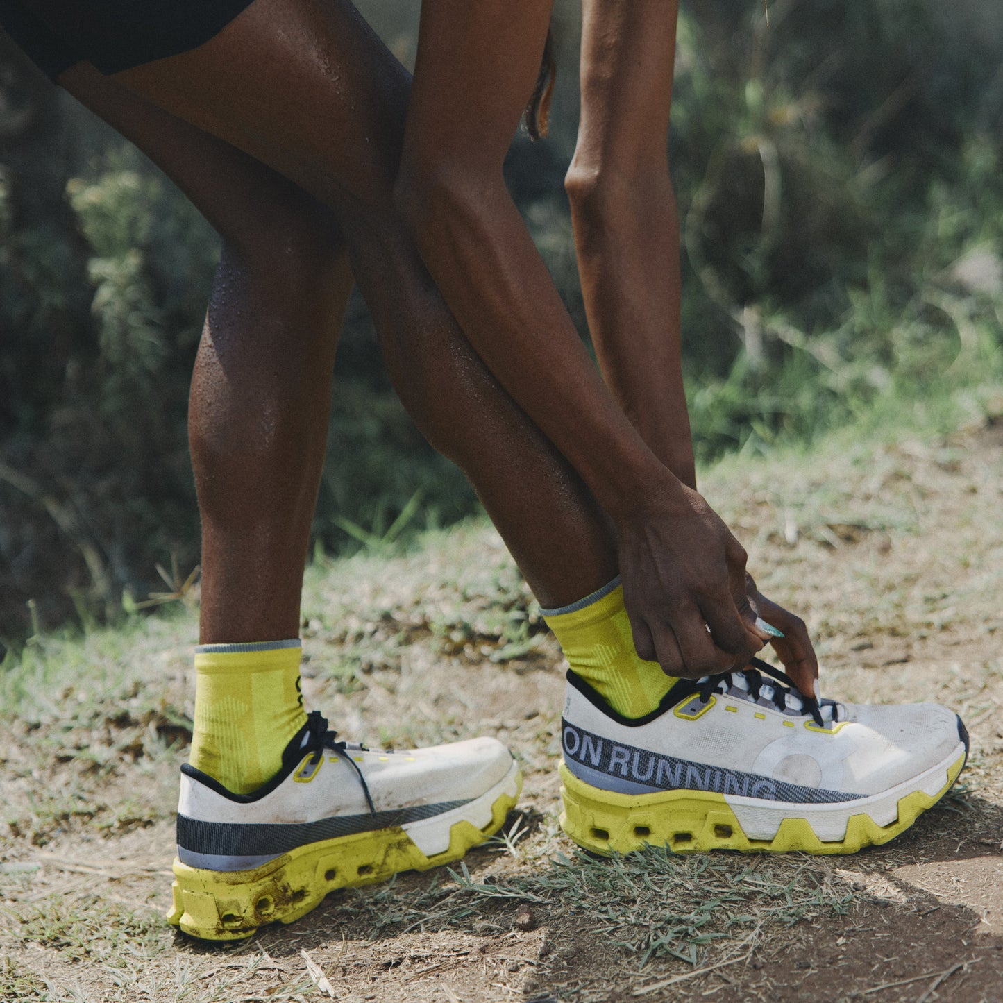 On Cloudmonster Hyper | Dew / Lime | Womens