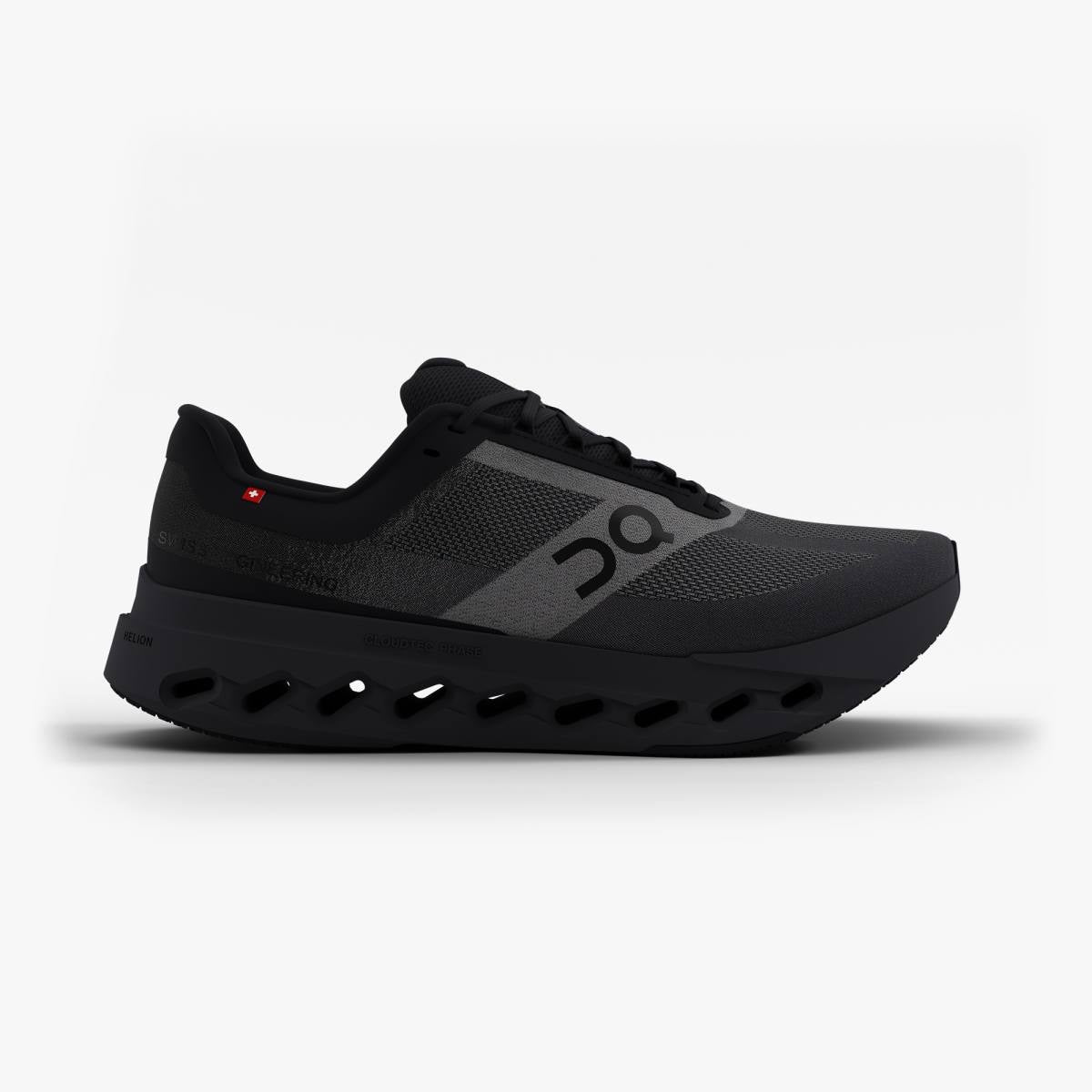 On Cloudsurfer Next Wide | Black / Eclipse | Womens