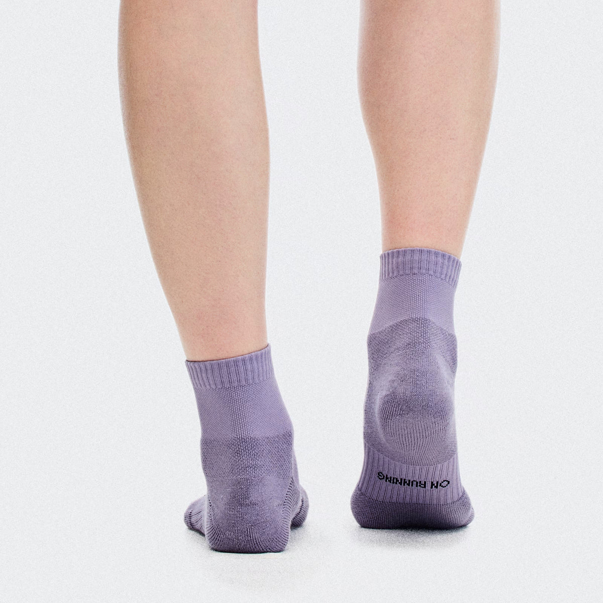 On Core Run Sock Mid | 2 Pack | Foxglove / Mallow