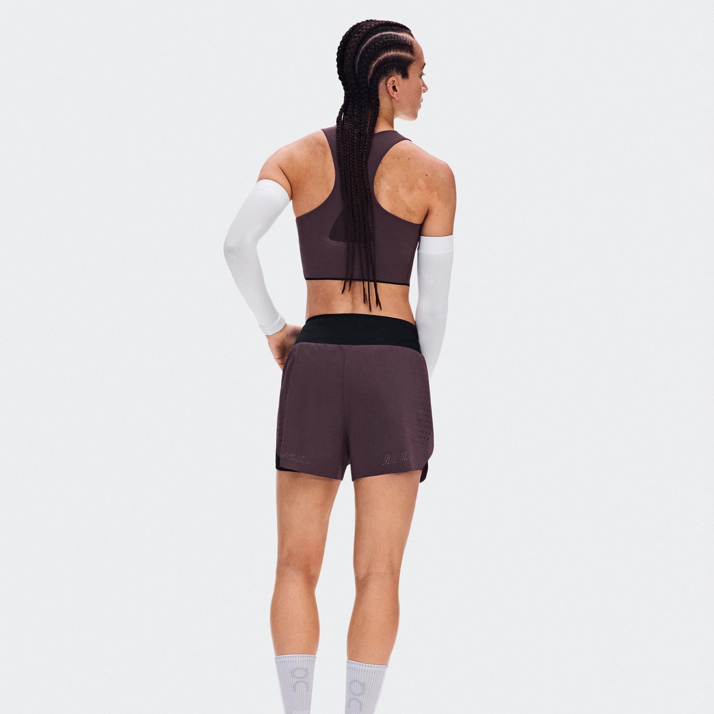 On Zero 2-in-1 Shorts | Urchin / Black | Womens
