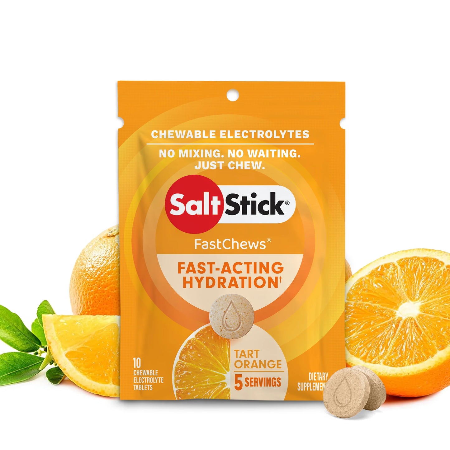 SaltStick FastChews | Tart Orange | 10 Pack