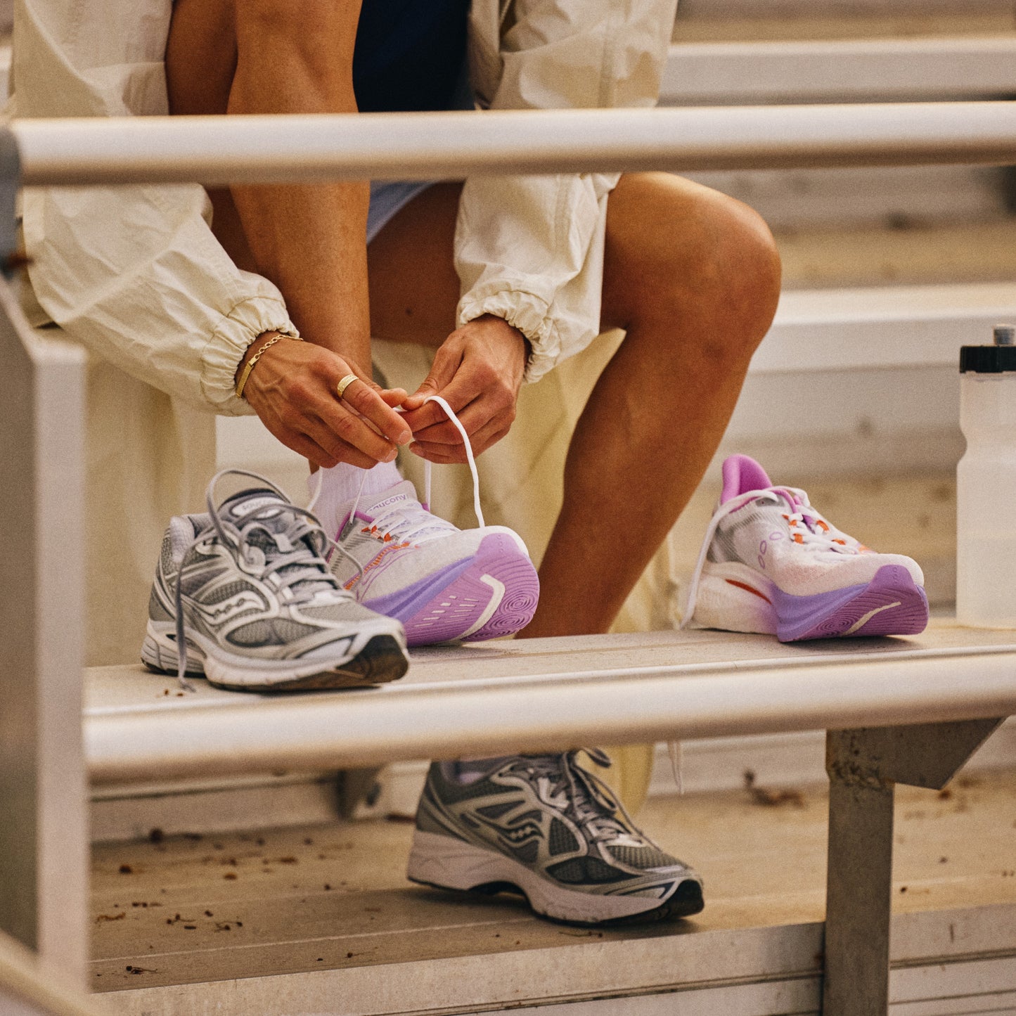 Saucony Endorphin Speed 5 | White / Crocus | Womens