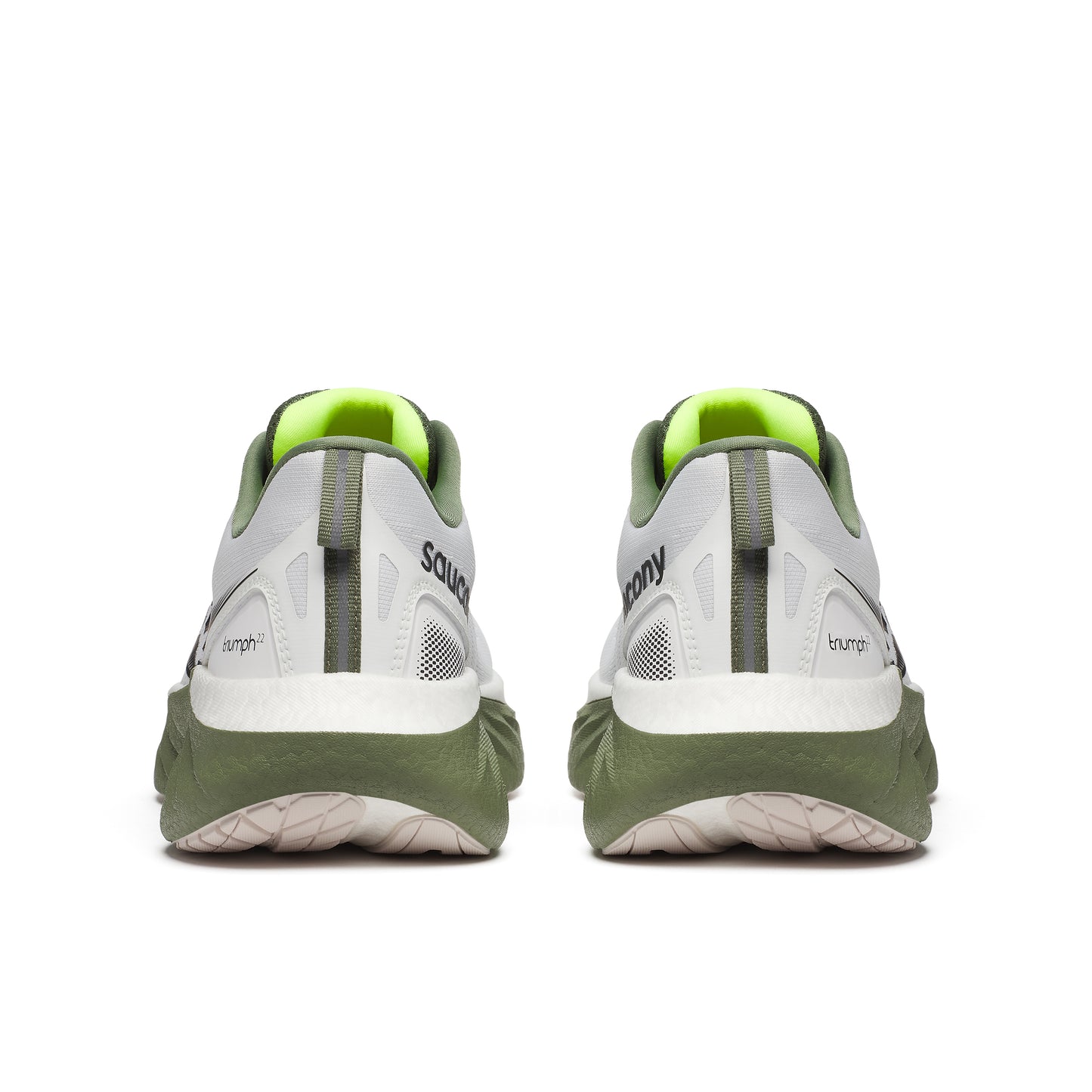 Saucony Triumph 22 | White / Olivine | Mens