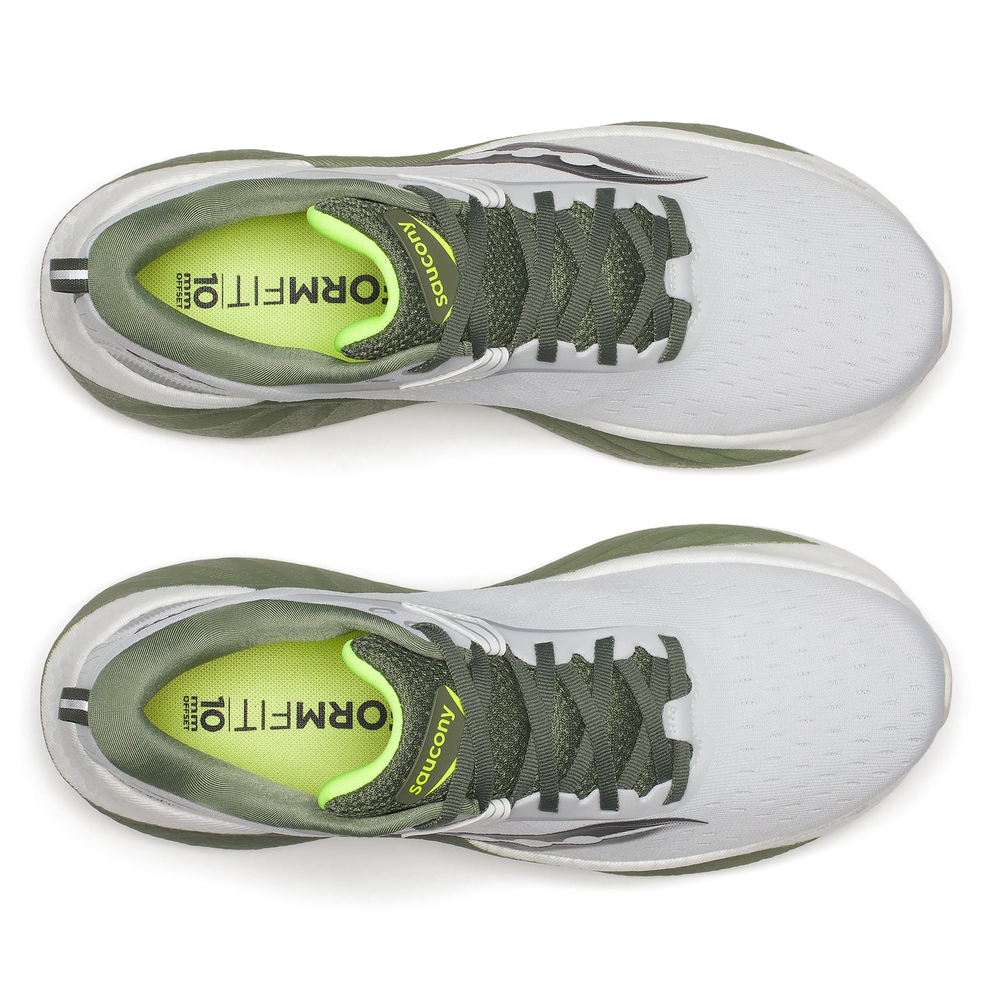 Saucony Triumph 22 | White / Olivine | Mens