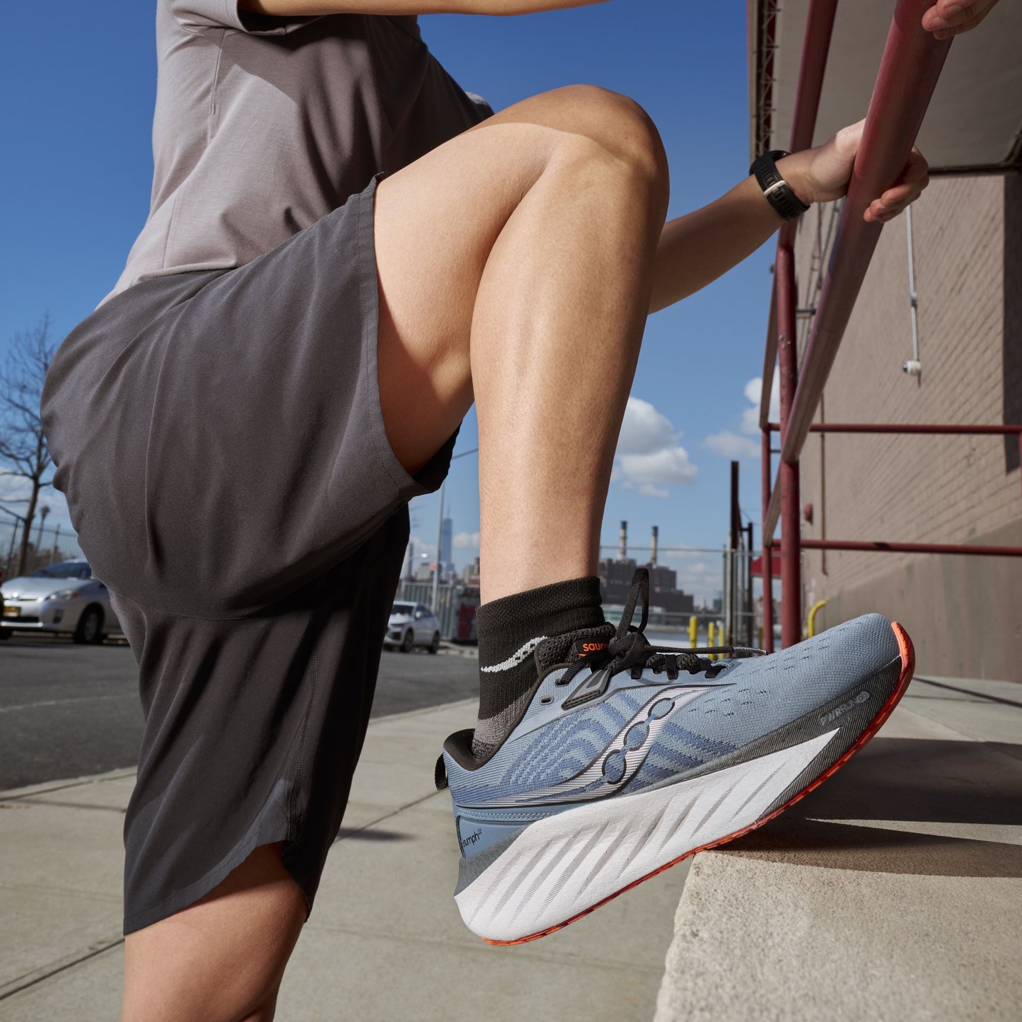 Saucony Triumph 22 Wide | Mirage / Black | Mens