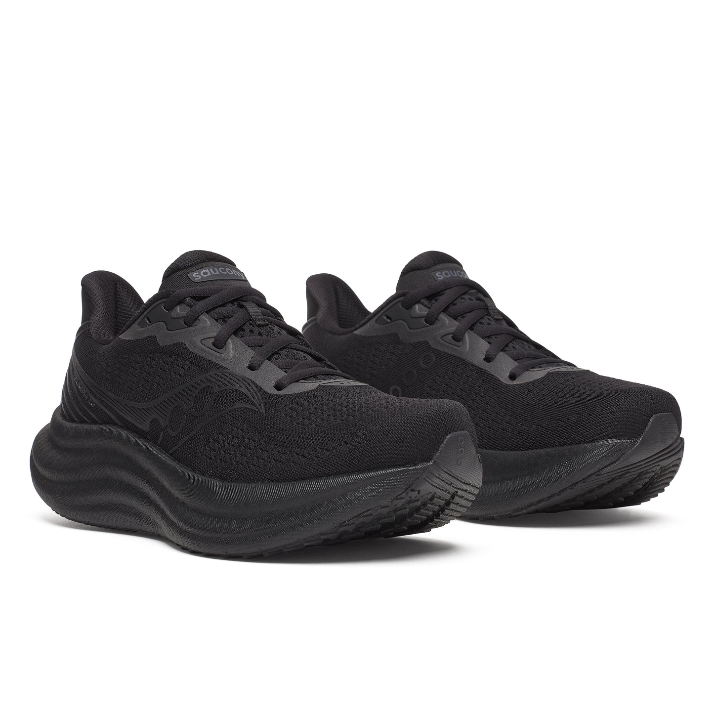 Saucony Triumph 23 Wide | Triple Black | Womens