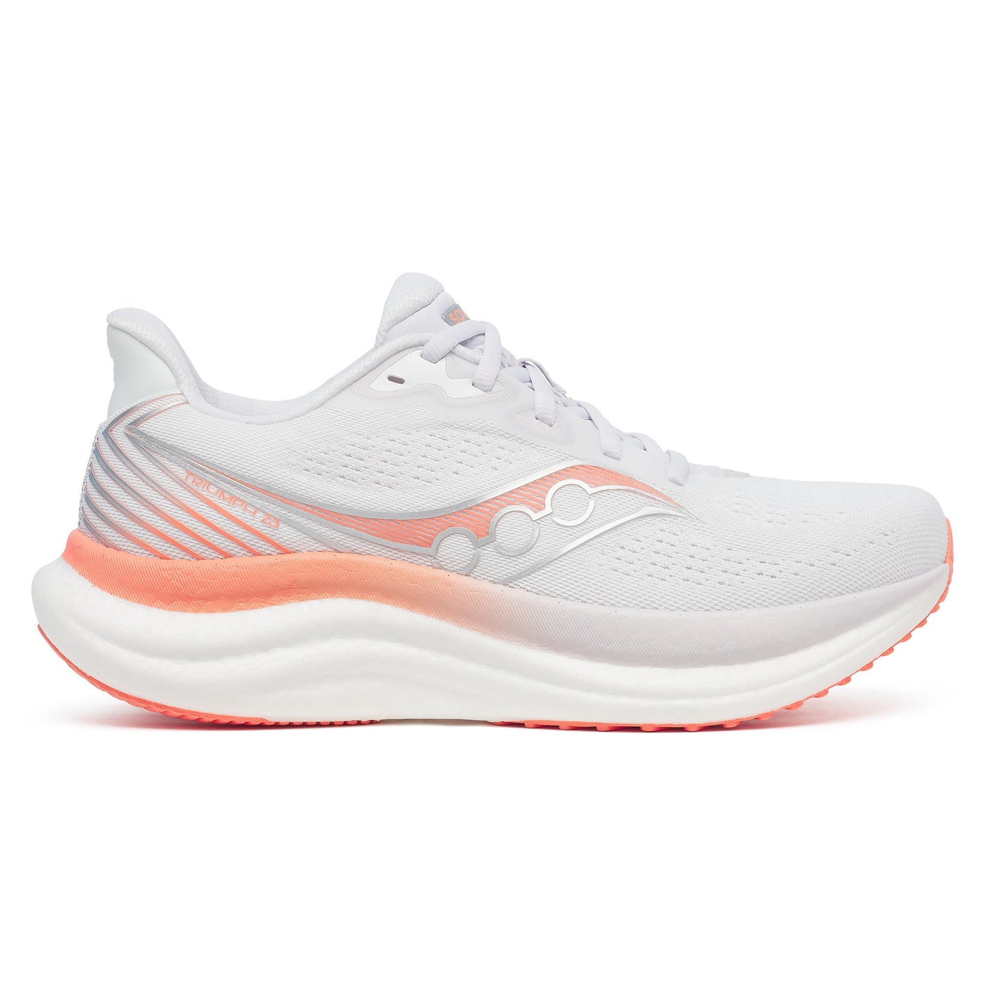 Saucony Triumph 23 Wide | White / Wistful | Womens