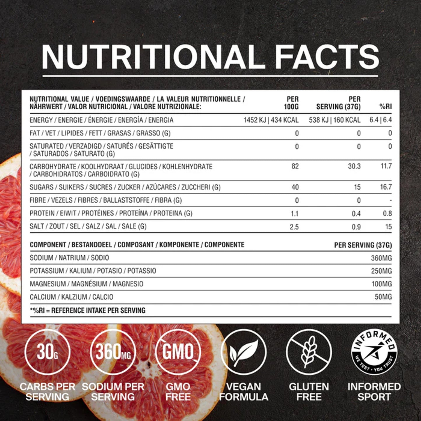 Styrkr Mix+ Dual Carb + Electrolyte Powder | 15 Serves | Pink Grapefruit