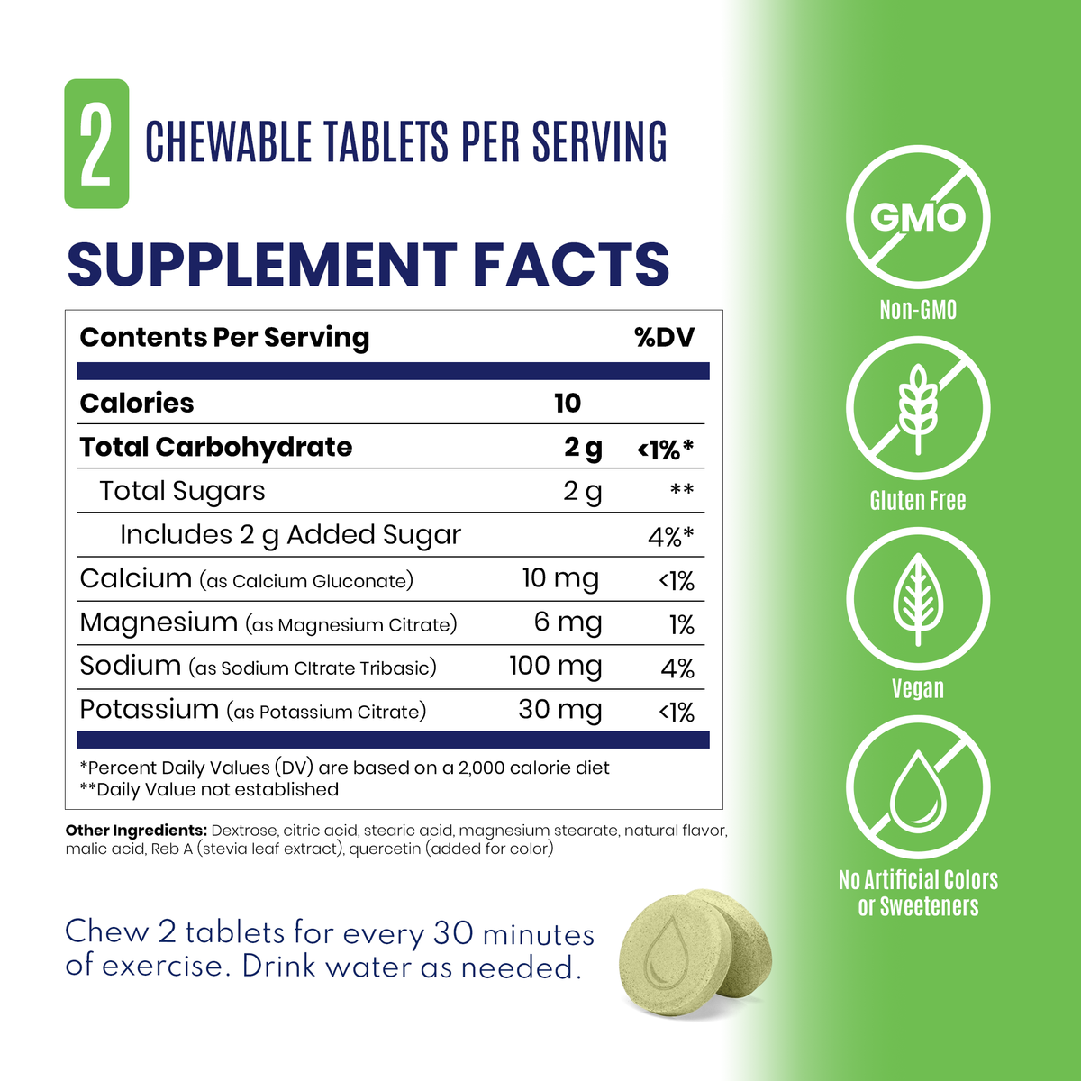 SaltStick FastChews | Lemon Lime | 10 Pack