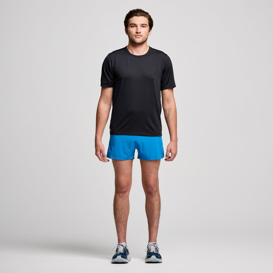 Saucony Stopwatch Short Sleeve Tee | Black | Mens