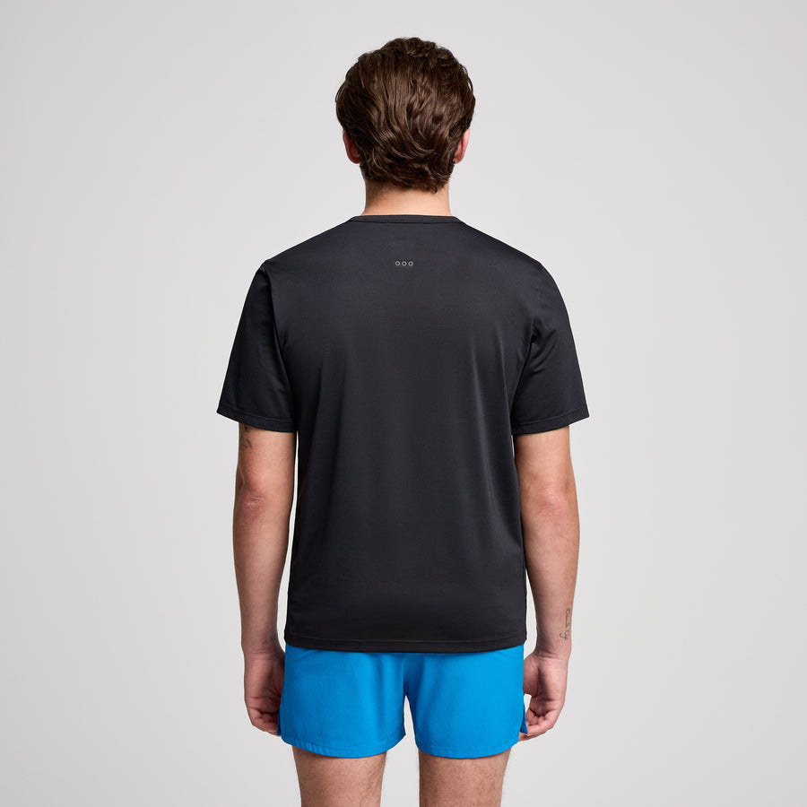 Saucony Stopwatch Short Sleeve Tee | Black | Mens