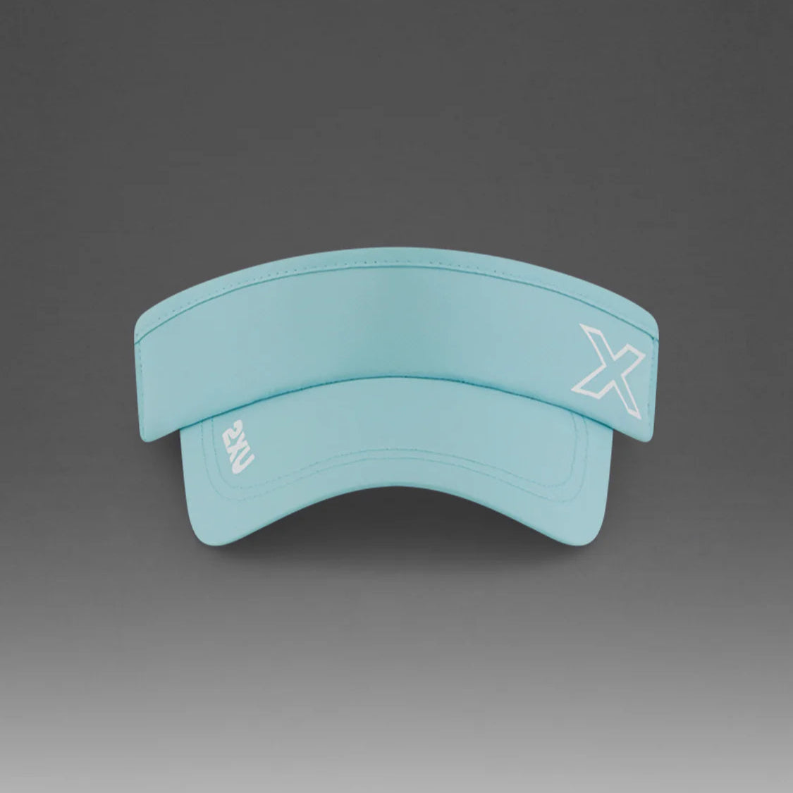2XU Run Visor | Retro Blue / White
