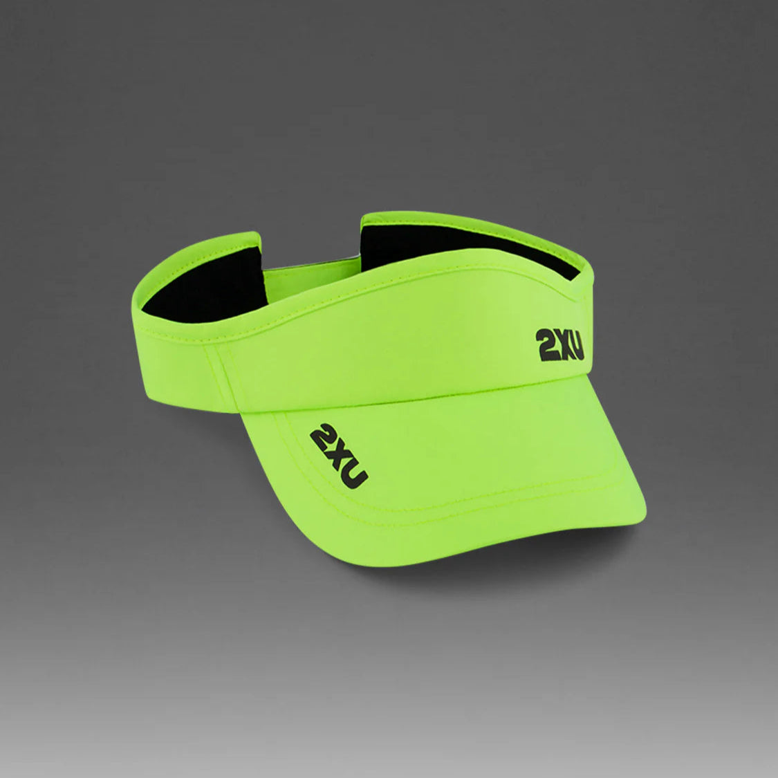 2XU Run Visor | Volt / Black