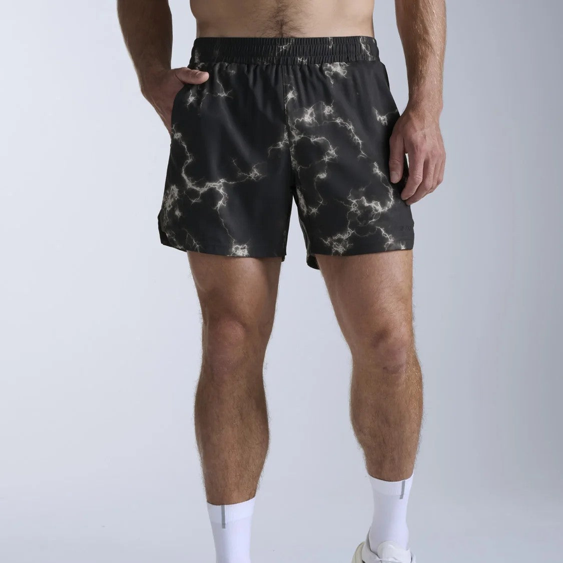 2XU Aero 5 Inch Shorts | Flint Synapse / Black Reflective | Mens