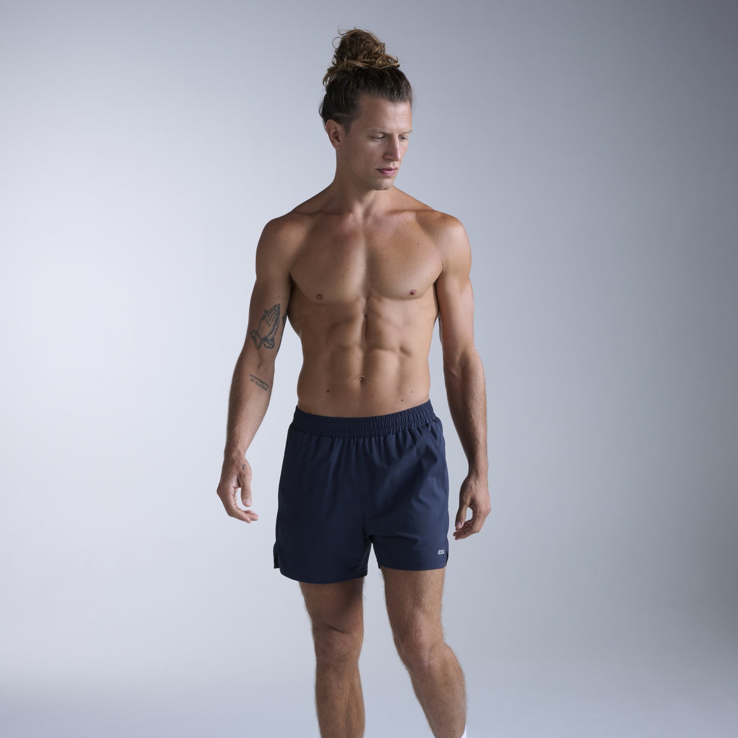 2XU Aero 5 Inch Shorts | Midnight / Silver Reflective | Mens