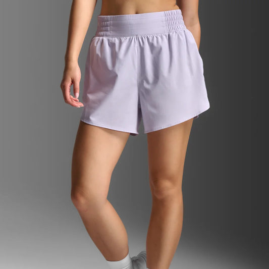 2XU Aero Hi-Rise 4 Inch Short | Virtual Violet / Reflective | Womens