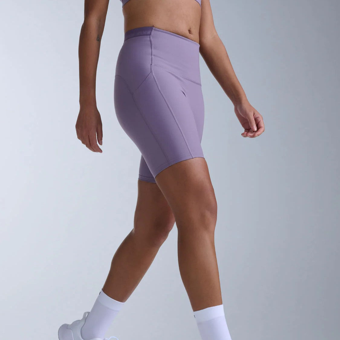 2XU Form Stash Hi-Rise Bike Short | Dusted Grape | Womens