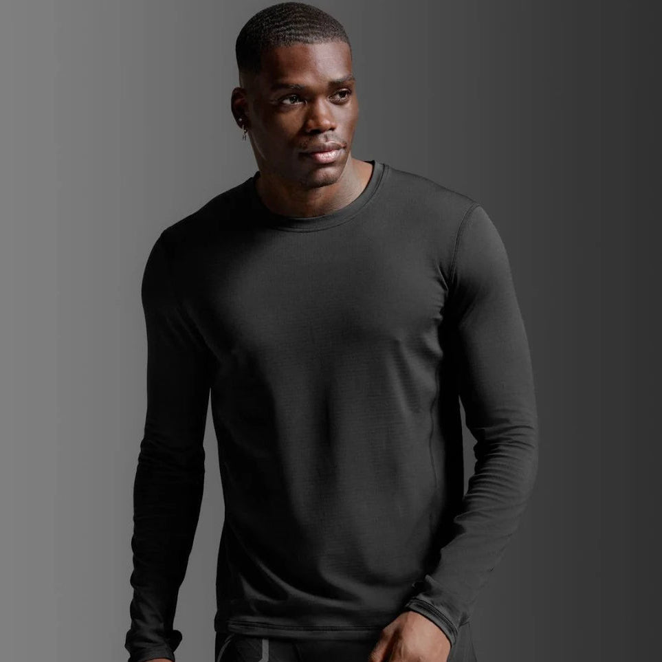 2XU Ignition Grid Base Layer | Black / Silver Reflective | Mens