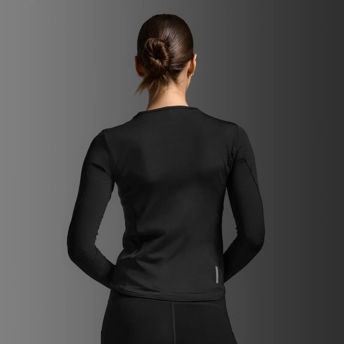 2XU Ignition Grid Base Layer | Black / Silver Reflective | Womens
