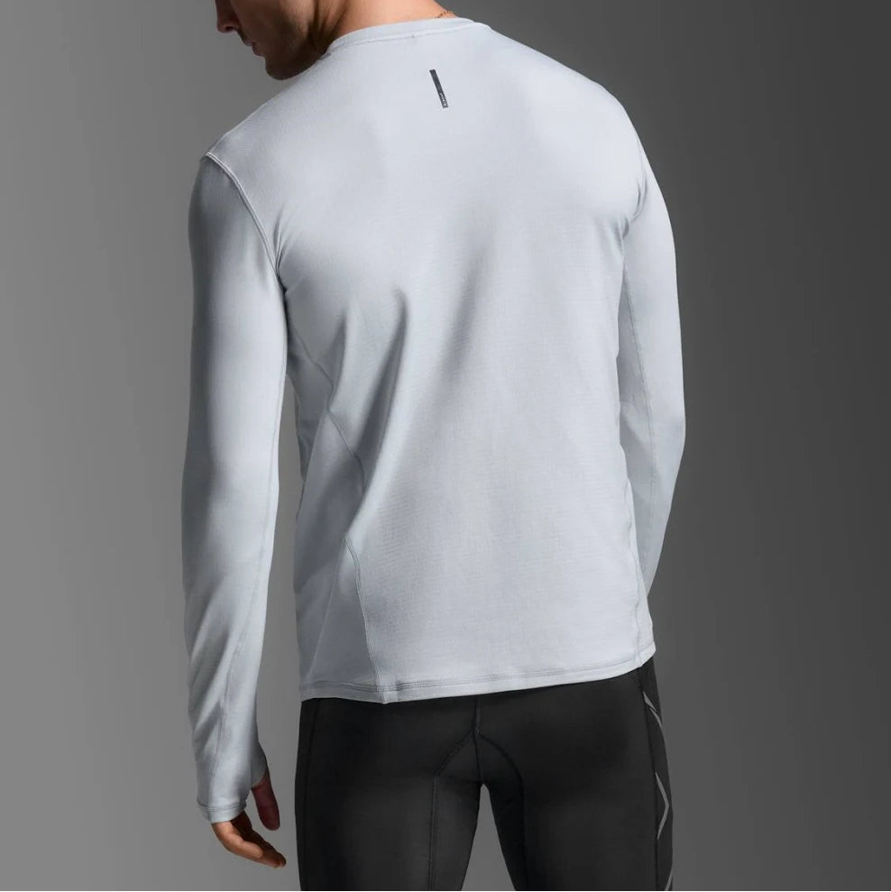 2XU Ignition Grid Base Layer | Harbor Mist / Silver Reflective | Mens