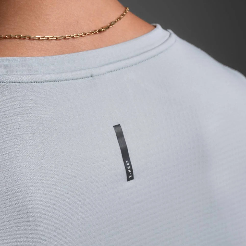 2XU Ignition Grid Base Layer | Harbor Mist / Silver Reflective | Mens