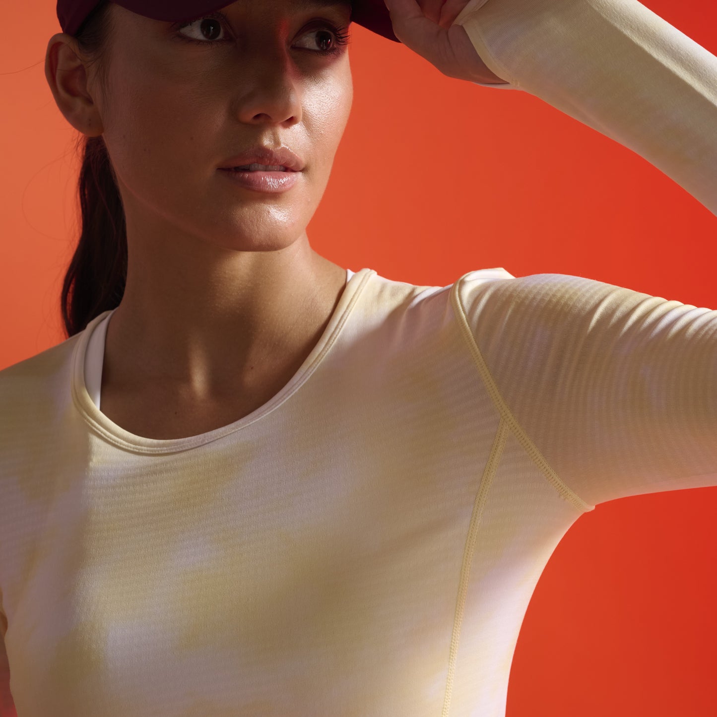 2XU Ignition Grid Base Layer | Terrain Wattle / Wattle Mist Reflective | Womens