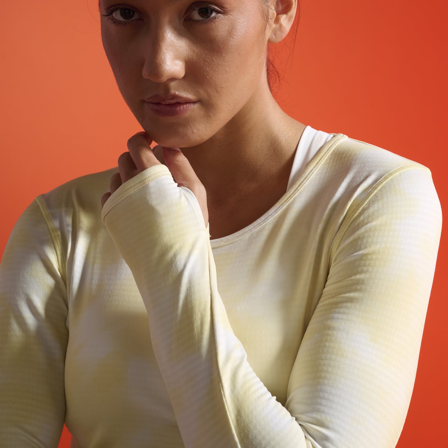 2XU Ignition Grid Base Layer | Terrain Wattle / Wattle Mist Reflective | Womens