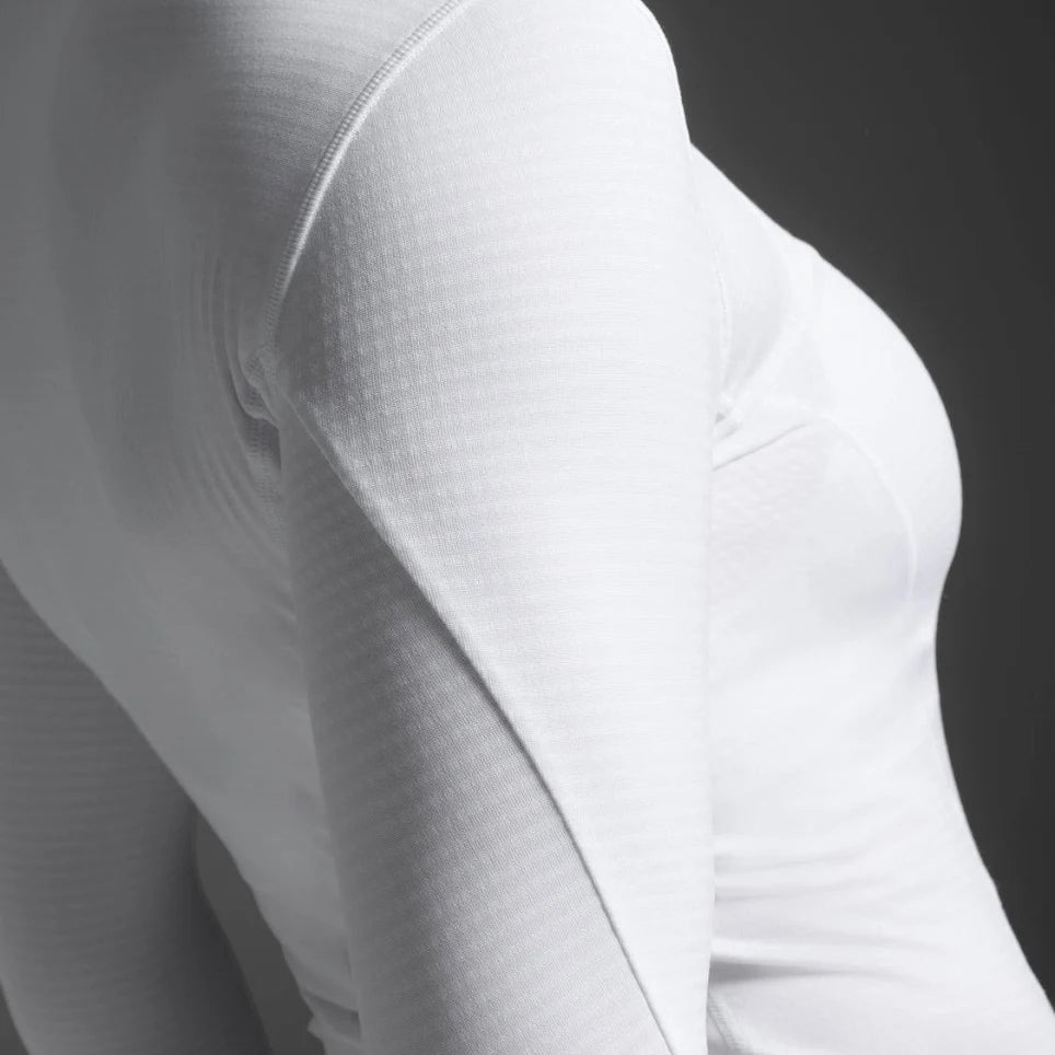 2XU Ignition Grid Base Layer | White / Silver Reflective | Womens