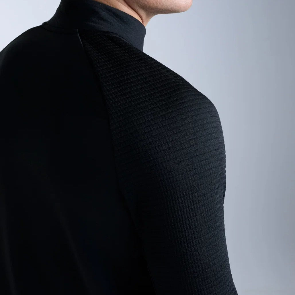 2XU Ignition Haptic 1/4 Zip Fleece | Black / Silver Reflective | Mens