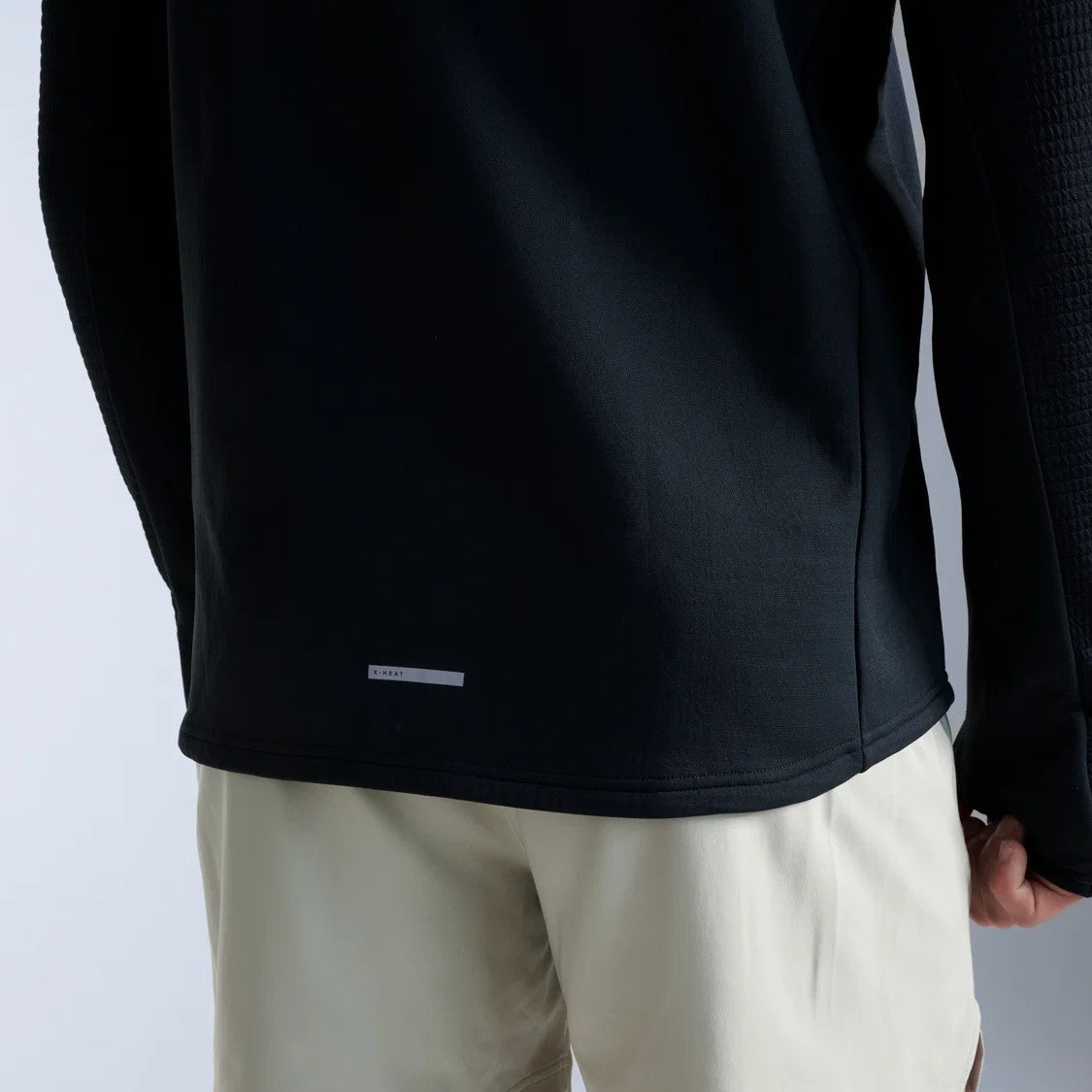 2XU Ignition Haptic 1/4 Zip Fleece | Black / Silver Reflective | Mens