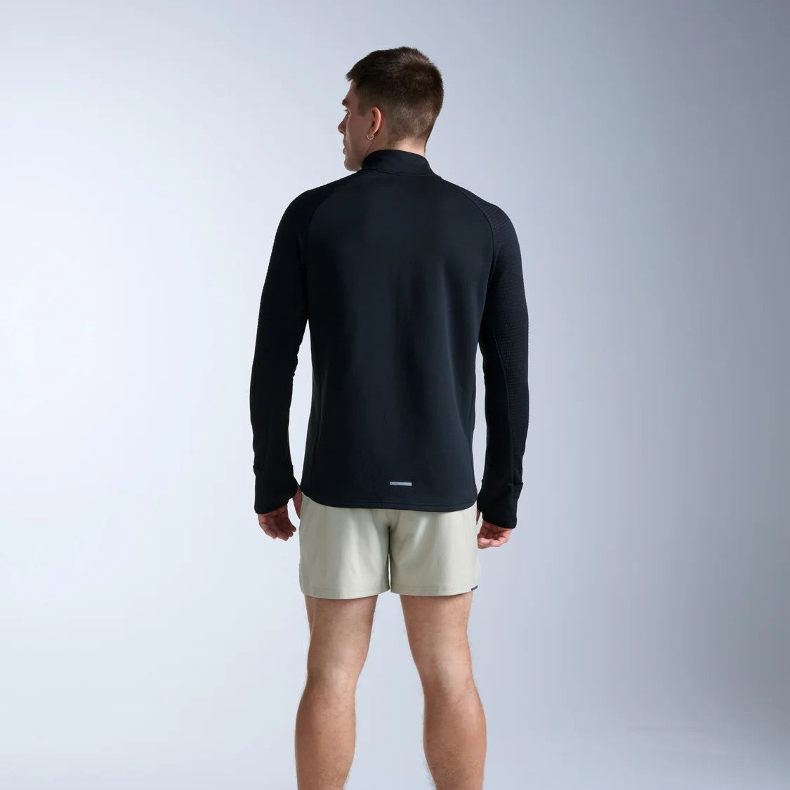 2XU Ignition Haptic 1/4 Zip Fleece | Black / Silver Reflective | Mens
