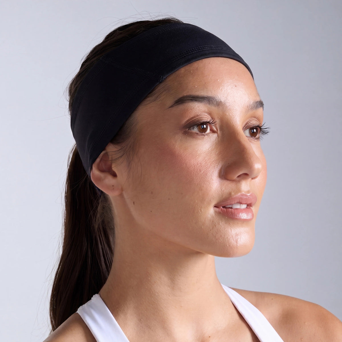 2XU Ignition Haptic Headband | Black / Silver Reflective