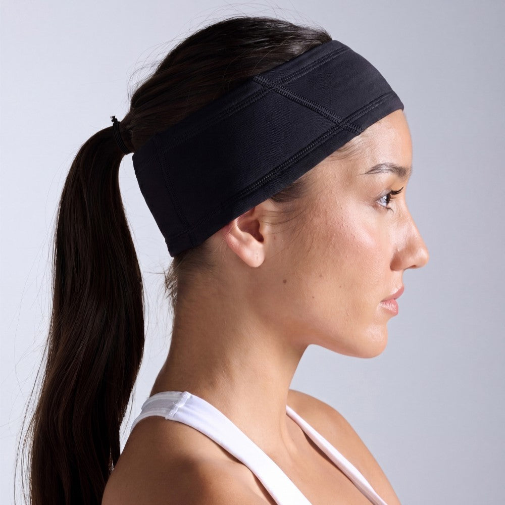 2XU Ignition Haptic Headband | Black / Silver Reflective