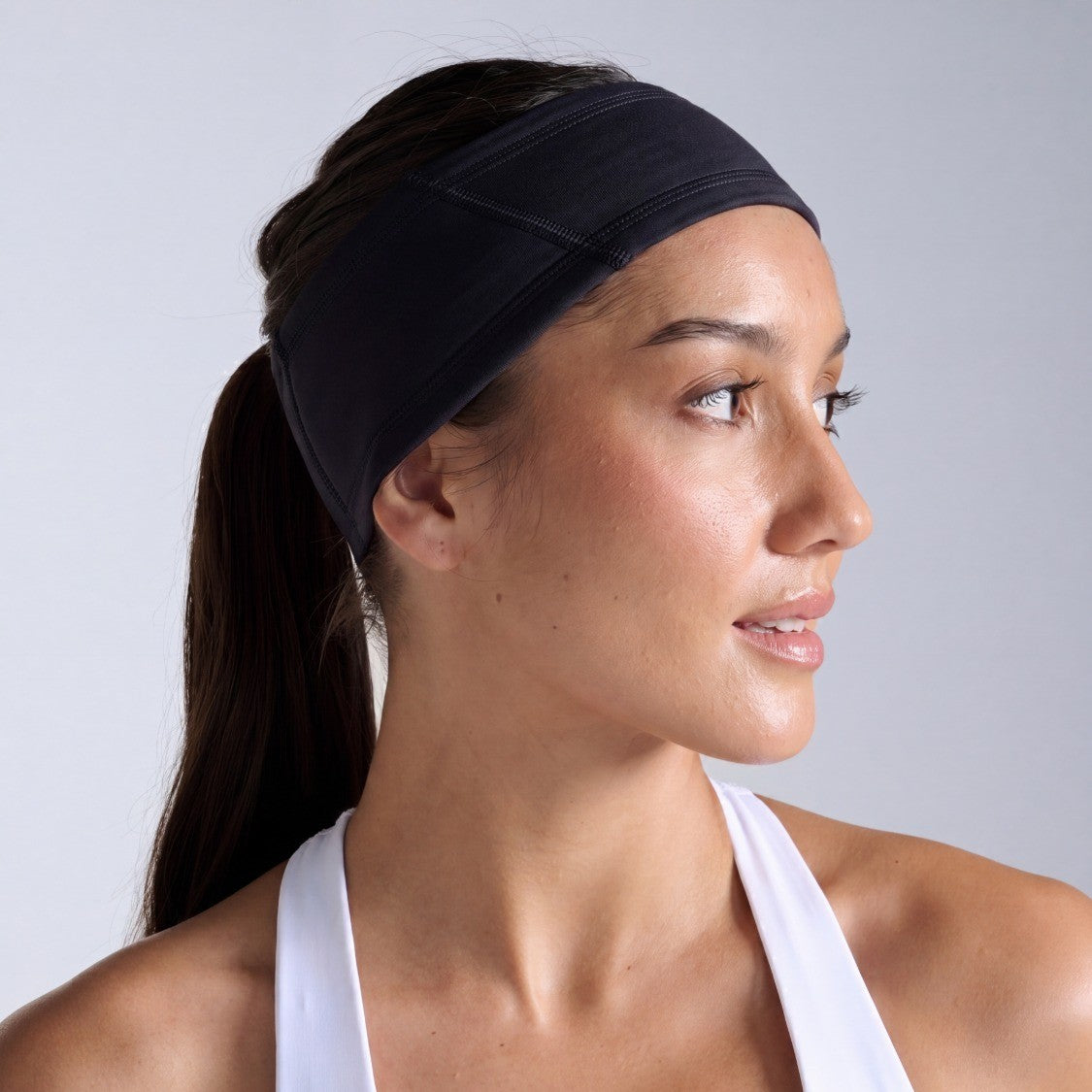 2XU Ignition Haptic Headband | Black / Silver Reflective