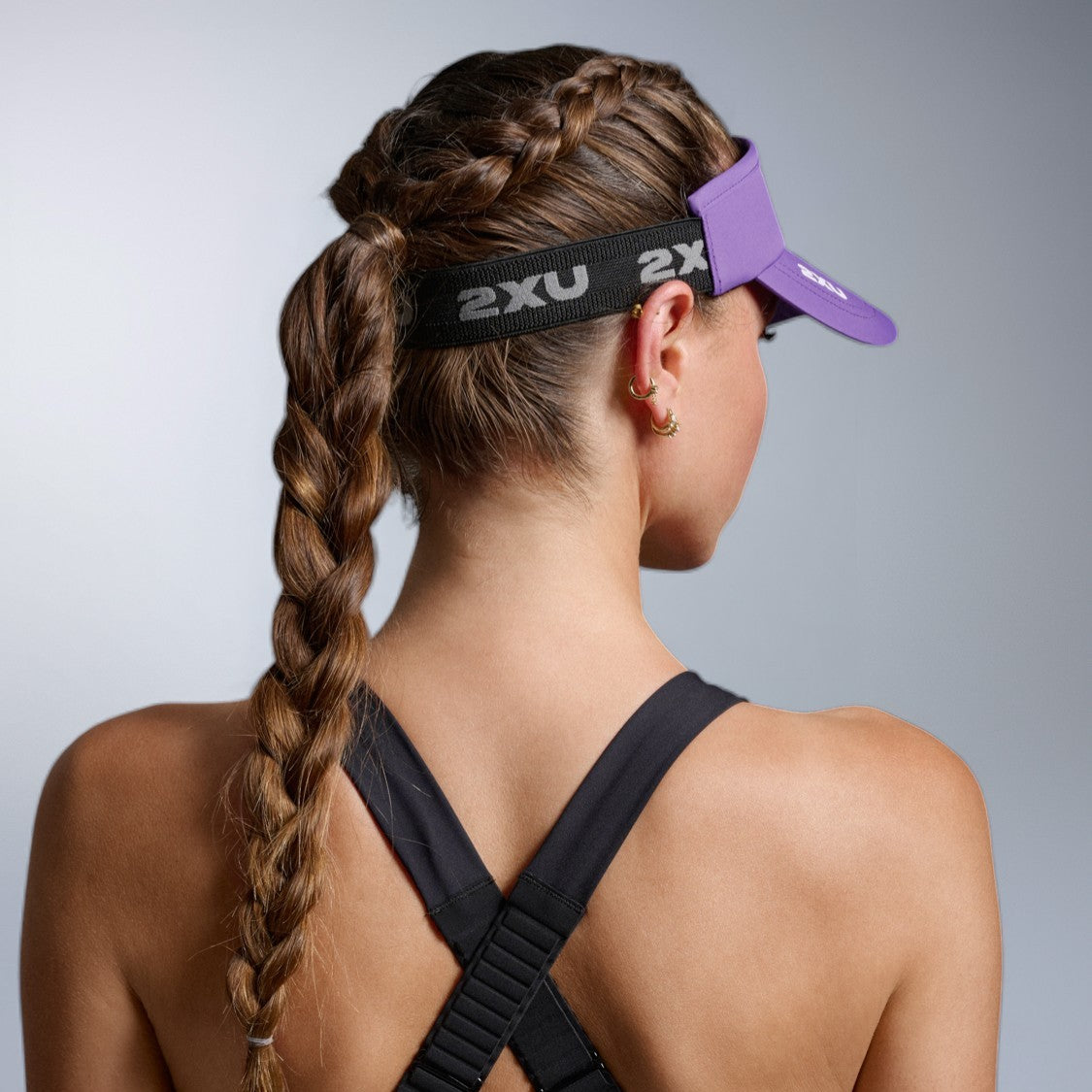 2XU Performance Visor | Purple Flash / White