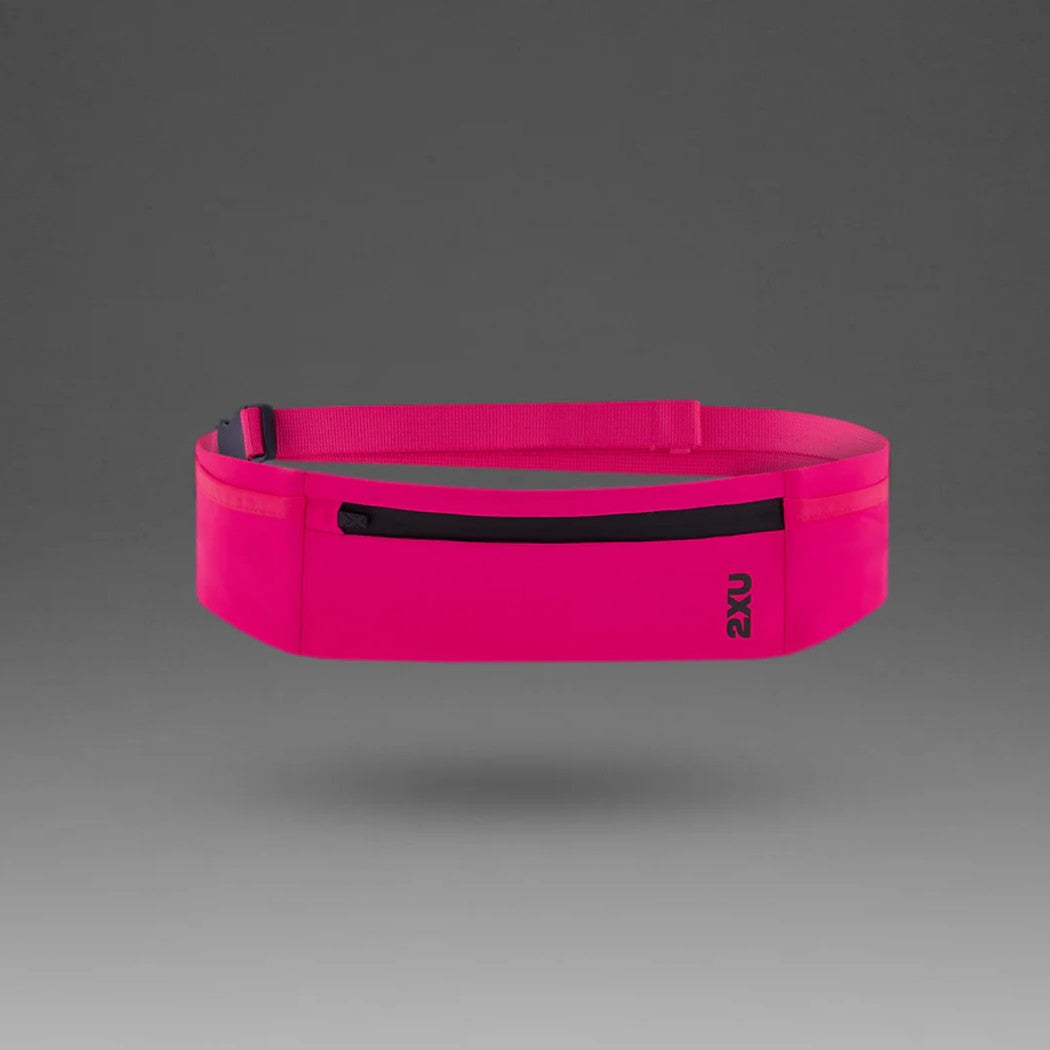 2XU Run Belt | Fuchsia / Black Reflective