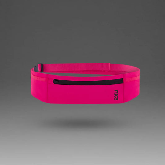 2XU Run Belt | Fuchsia / Black Reflective