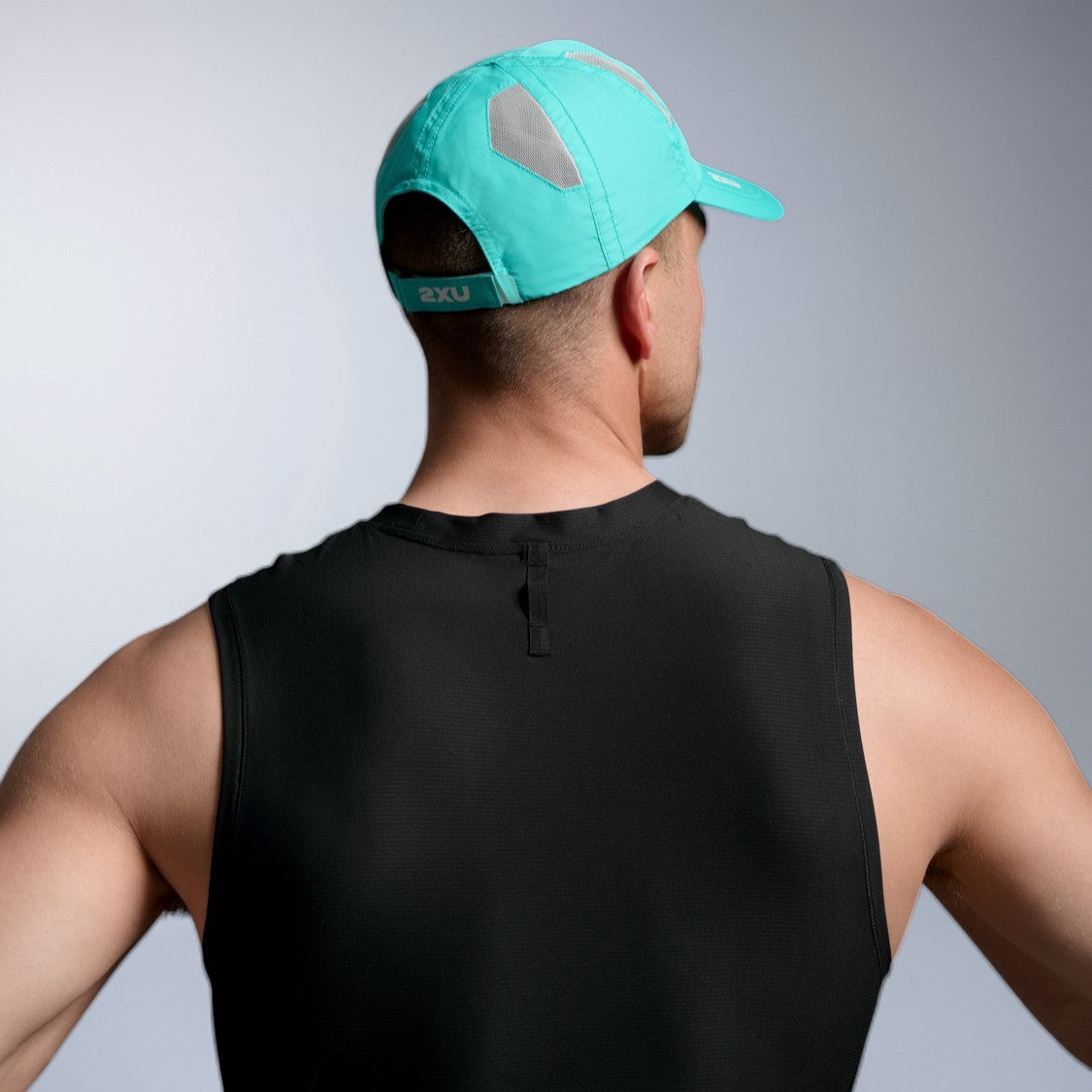2XU Run Cap | Aurora / White